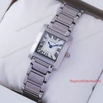 Replica Cartier Tank Francaise Watch Stainless Steel Roman Markers Ladies